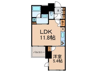 ＭＦＰＲ目黒タワーの物件間取画像